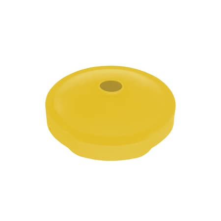 Vestil DRUM RECYC FLAP 55GAL(CLOSED/OPEN) YELLOW DC-P-55-CAN-UF-YL